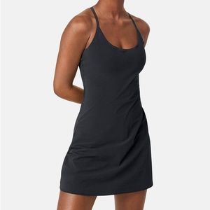 Outdoor Voices Exercise Dress in Black